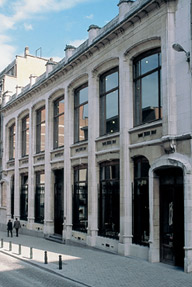 Facade du centre belge de la bande dessinée