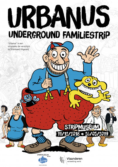 Urbanus, la bande dessinée familiale underground - Affiche NL test
