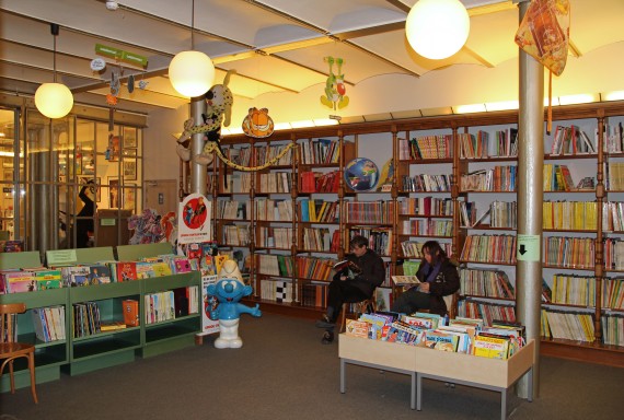 La salle de lecture