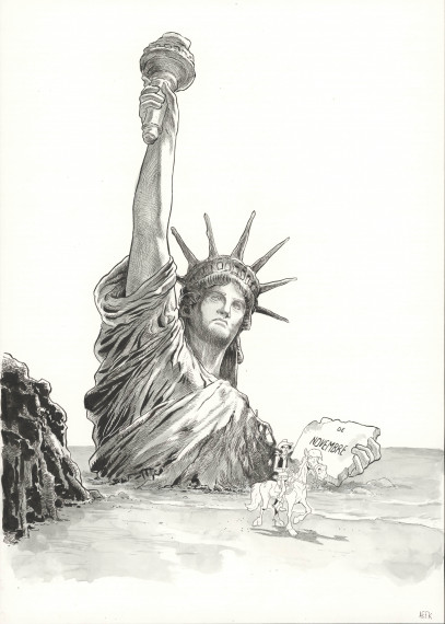 Hommage à Lucky Luke - © Afif Khaled (2025) test