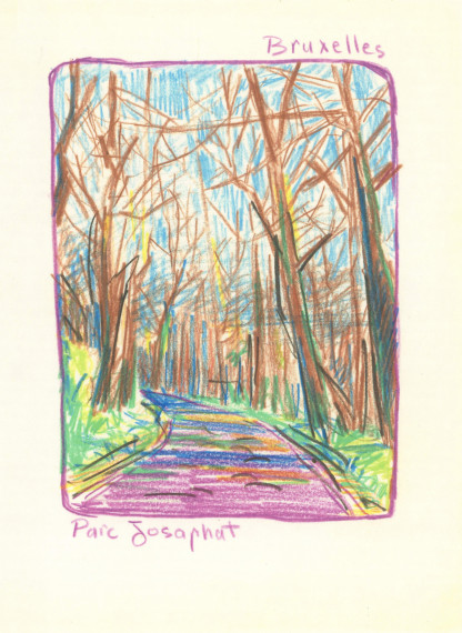 Le Parc Josaphat à Bruxelles -  test