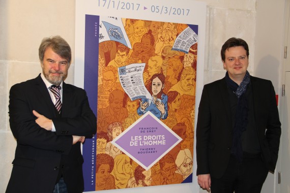 Thierry Bouüaert and François De Smet - © Daniel Fouss / Comics Art Museum test