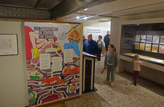 Le Dessableur - Un laboratoire du neuvième art - © Daniel Fouss / Musée de la BD test