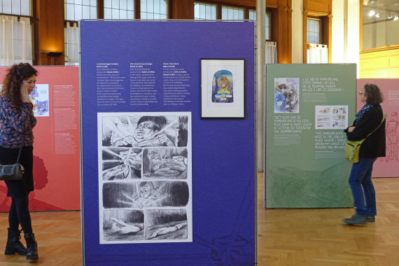 Héros belges, regards du monde - © Daniel Fouss / Musée de la BD test