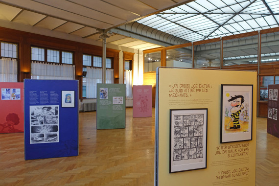 Héros belges, regards du monde - © Daniel Fouss / Musée de la BD test