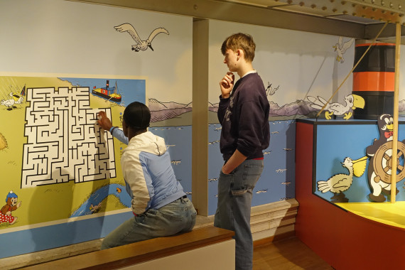 Petzi. Un ourson pour toujours. - © Daniel Fouss / Musée de la BD test