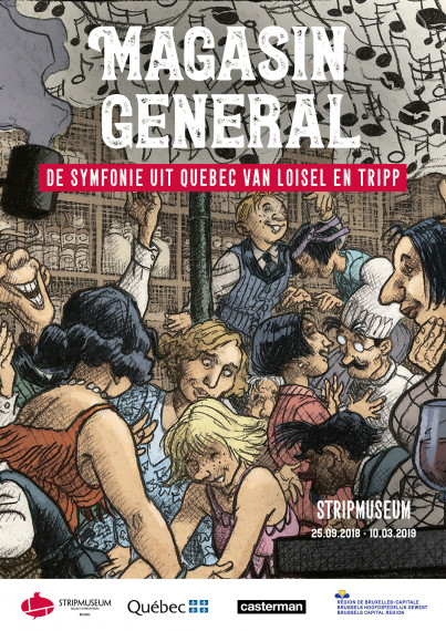 Affiche NL - "Magasin Général, la symphonie québécoise de Loisel et Tripp" test