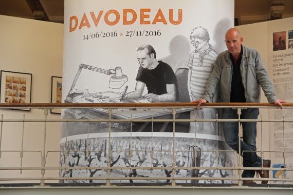 Étienne Davodeau - © Daniel Fouss / Musée de la BD test