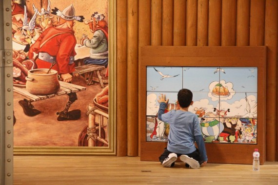 Astérix chez les Belges - © Daniel Fouss / Musée de la BD test