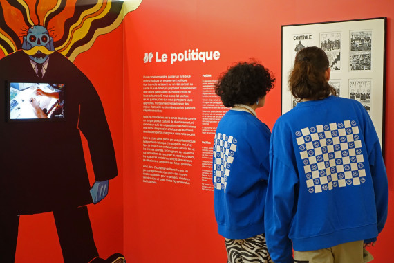 Ping-pong club. Les 25 ans de L’employé du moi - © Daniel Fouss / Musée de la BD test