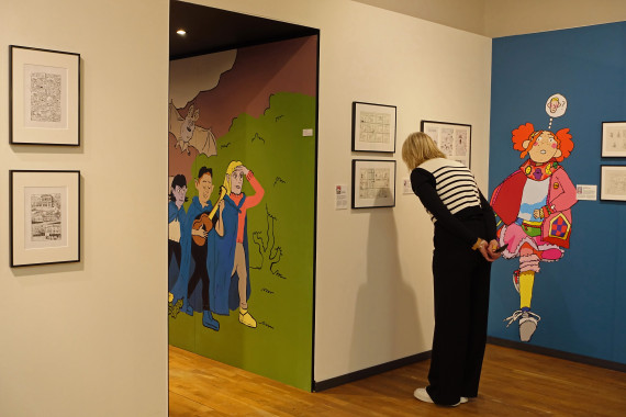 Ping-pong club. Les 25 ans de L’employé du moi - © Daniel Fouss / Musée de la BD test