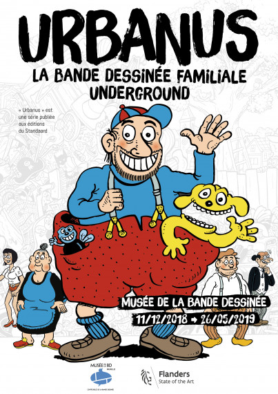 Urbanus, la bande dessinée familiale underground - Affiche FR test