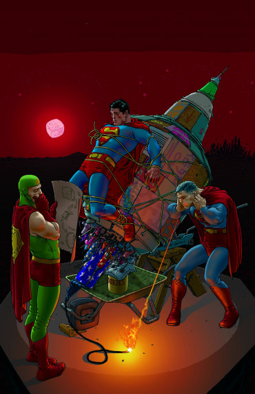 Couverture All Star Superman 8 - Frank Quitely © DC Comics 2007 test