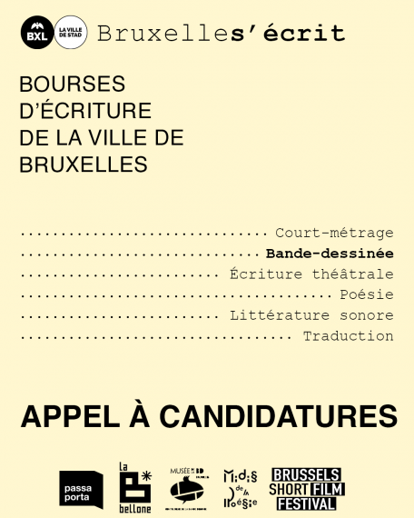 Lancement de la bourse « Bruxelles BD Créative ». -  test