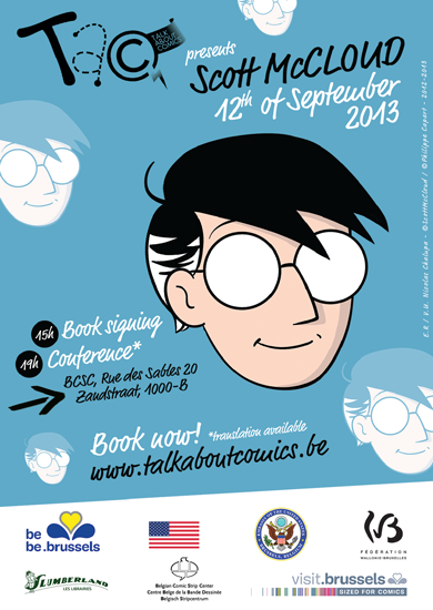 Scott Mc Cloud donnera une conférence au CBBD! -  test