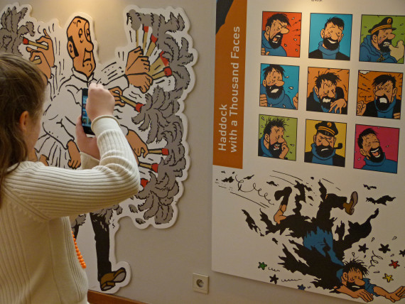 Espace Hergé du Centre Belge de la Bande Dessinée - © Daniel Fouss/Musée de la BD test