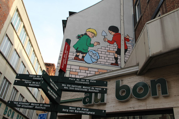Cet été, je découvre les fresques de Bruxelles ! - © Daniel Fouss, Musée de la BD de Bruxelles test