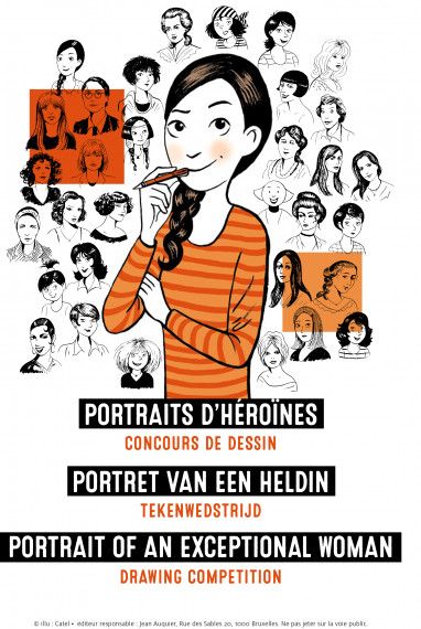Remise de prix concours “Portraits d’héroïnes” en présence de Catel et Anne Goscinny -  test