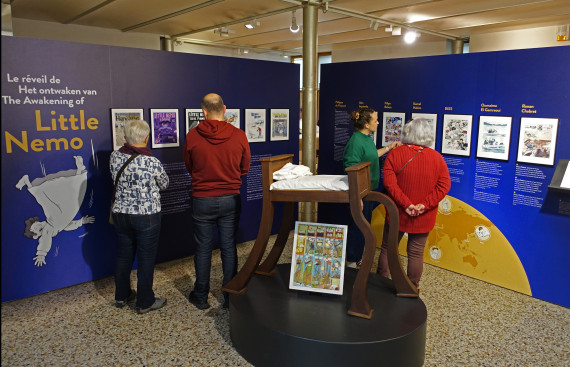 Le réveil de LITTLE NEMO - © Daniel Fouss / Musée de la BD test