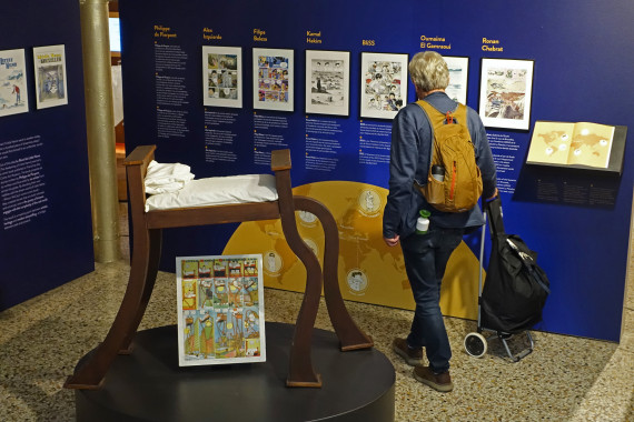 Le réveil de LITTLE NEMO - © Daniel Fouss / Musée de la BD test