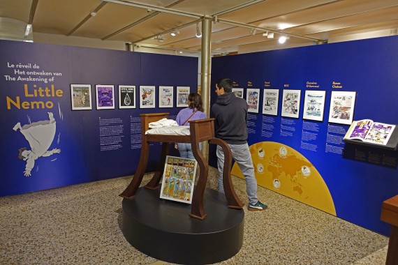 Le réveil de LITTLE NEMO - © Daniel Fouss / Musée de la BD test