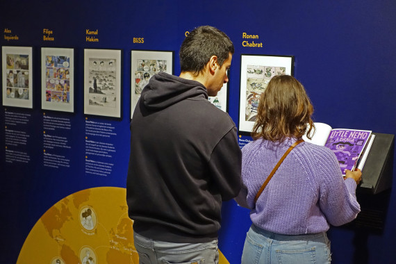 Le réveil de LITTLE NEMO - © Daniel Fouss / Musée de la BD test