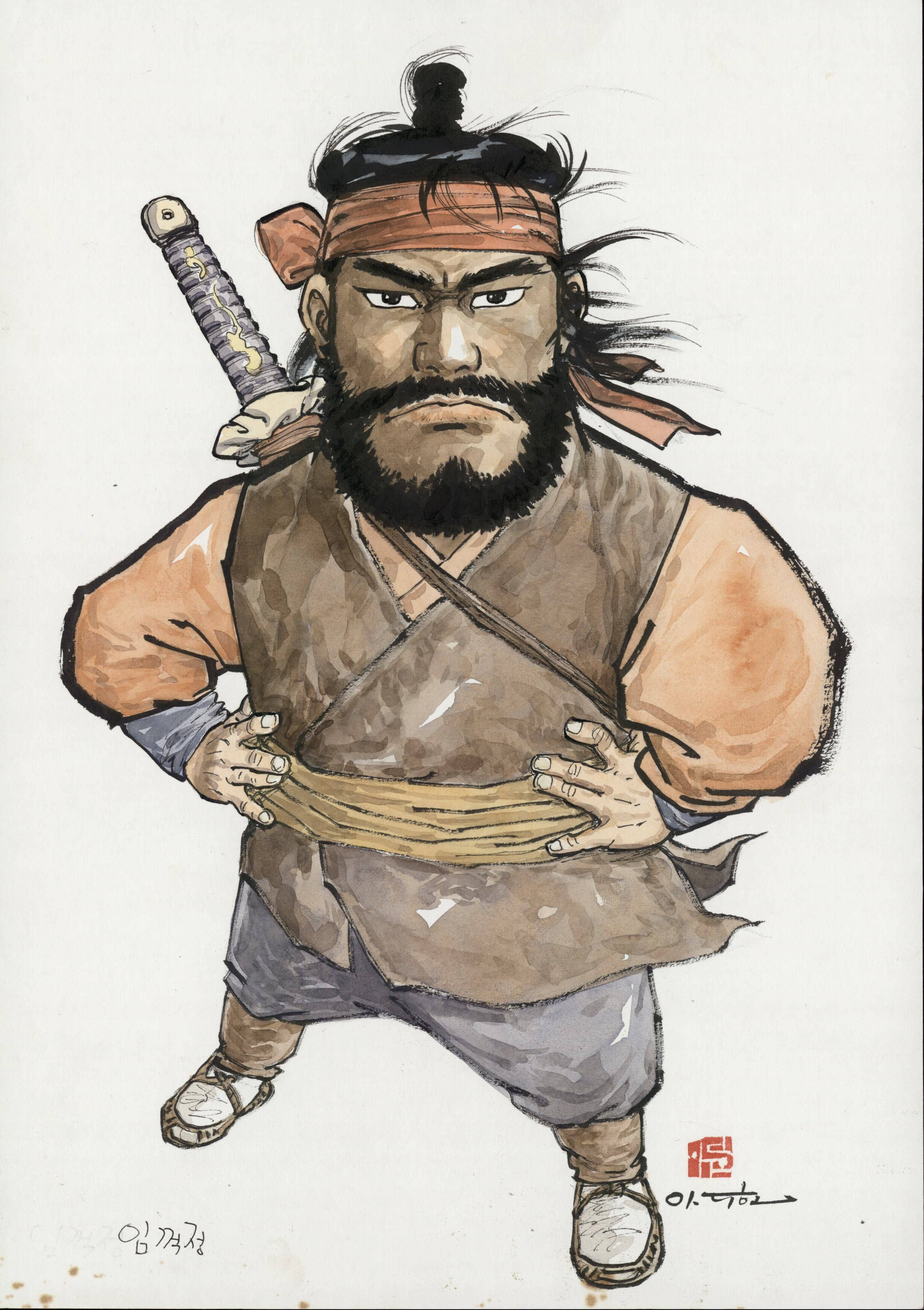 Manhwa & webtoon : l'envol de la BD coréenne - © LEE Doo-ho, Im Kkeokjeon / Sports Chosun, 1991